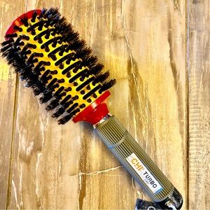 NEW CHI* | TurboRound Ceramic Styling Durable Boar Brush 50%FasterDryReduceFrizz
